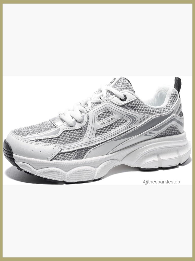 Mesh Chunky Fashion Sneakers Casual Athletic Shoes Platform Walking Shoes